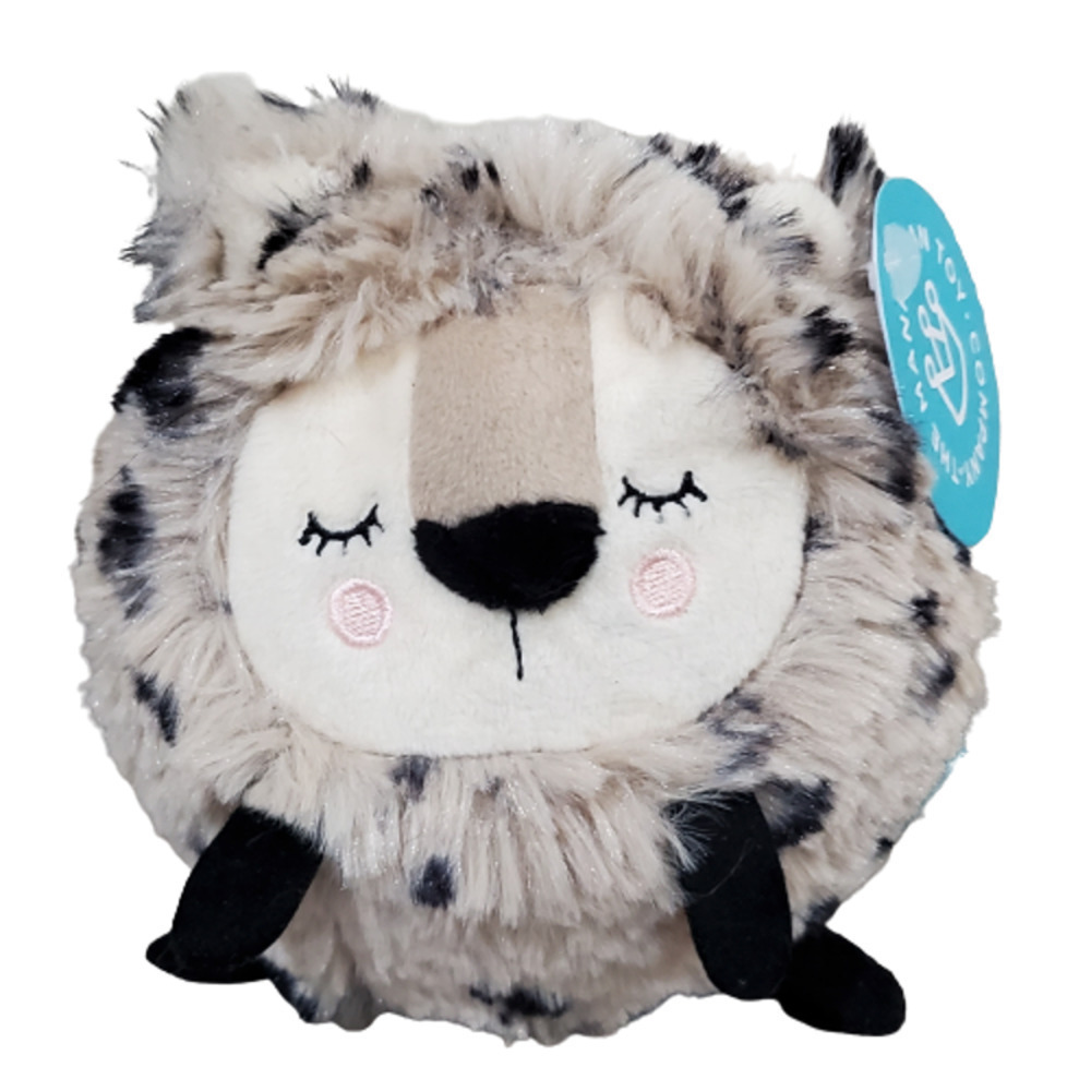 The Manhattan Toy Company Squeezemeez Leopard Round Plush Stuffed Animal Soft